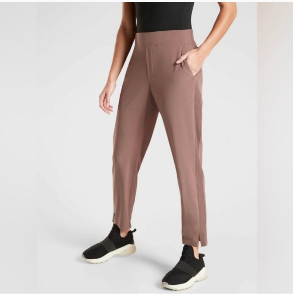 Athleta Brooklyn Ankle Pant in Mineral Brown